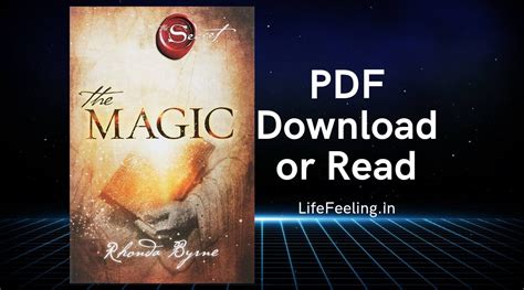 Rhonda byrne the magic pdf download